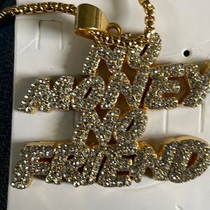 No Money No Friend Necklace